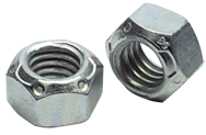 7/8-9 - Zinc / Bright - Nylon Insert Stop Nut - Sun Tool & Supply