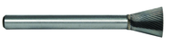 4.8mm EdgeHog Back Taper Miniature Carbide Bur 10°SN-53M-D Std Alt. Diamond(Double) - Sun Tool & Supply