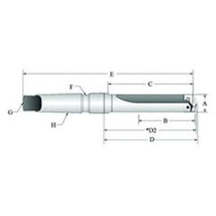 22025S-004IS T-A® Spade Blade Holder - Flute- Series 2.5 - Sun Tool & Supply