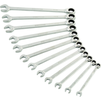 STEELMAN PRO 12-Piece Metric 144-Tooth Ratcheting Wrench Set - Sun Tool & Supply