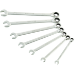 STEELMAN PRO 7-Piece Standard 144-Tooth Ratcheting Wrench Set - Sun Tool & Supply