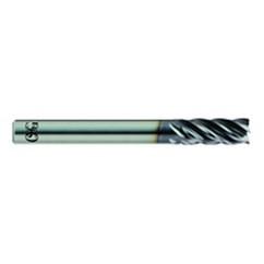 3/8 x 3/8 x 1/2 x 2 5Fl  Square Carbide End Mill - TiALN - Sun Tool & Supply