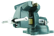 744, 740 Series Mechanics Vise - Swivel Base, 4" Jaw Width, 4-1/2" Jaw Opening, 3-7/8" Throat Depth - Sun Tool & Supply