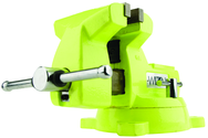 1550, High-Visibility Safety Vise, 5" Jaw Width, 5-1/4" Jaw Opening - Sun Tool & Supply