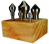 5 Pc. HSS Countersink & Deburring Tool Set - Sun Tool & Supply