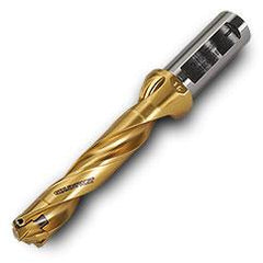 TD2200110C8R01 5xD Gold Twist Drill Body-Universal Flat Shank - Sun Tool & Supply