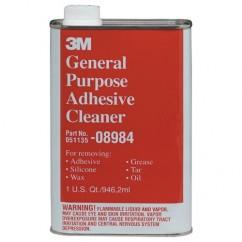 HAZ08 1 QT ADHESIVE CLEANER - Sun Tool & Supply