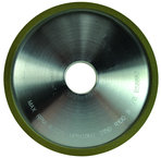 6 x 1/2 x 1-1/4'' - 1/8'' Abrasive Depth - 150 Grit - 1/4 Rim Type 4A2 Diamond Wheel for Foley-Type Grinder - Sun Tool & Supply