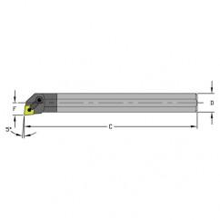 E24U MCLNR4 Solid Carbide Boring Bar w/Coolant - Sun Tool & Supply