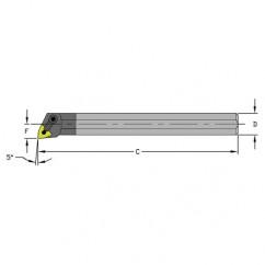 A16S MWLNR3 Steel Boring Bar w/Coolant - Sun Tool & Supply