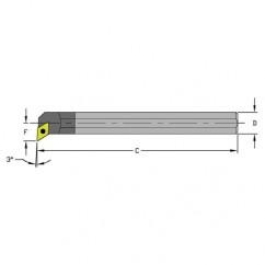 E12Q SDUPR3 Solid Carbide Boring Bar w/Coolant - Sun Tool & Supply