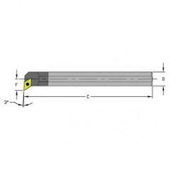 M-E16R SDUCL07 Solid Carbide Boring Bar w/Coolant - Sun Tool & Supply