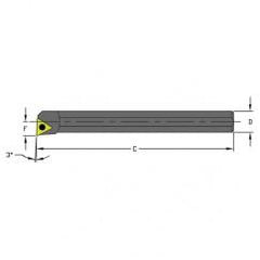 HM12J STUPR3 Heavy Metal Boring Bar w/Coolant - Sun Tool & Supply