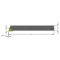 A10Q SWLCR3 5/8" SH Indexable Coolant-Thru Boring Bar - Sun Tool & Supply