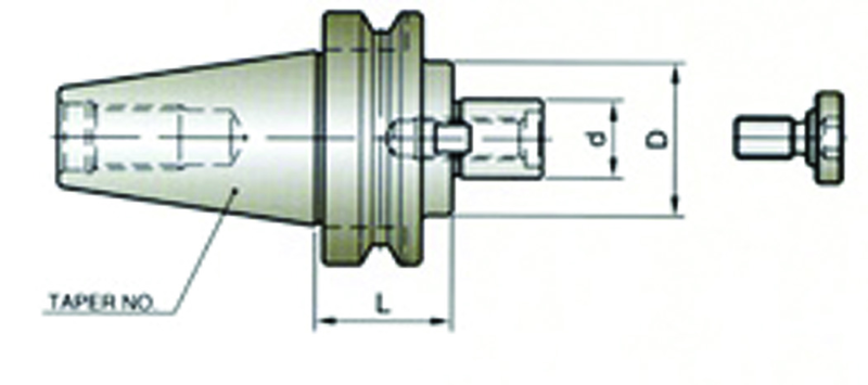 3/4 V50 SHELL MILL HOLDER EM - Sun Tool & Supply