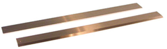 #SE24SSHD - 24" Long x 2-1/16" Wide x 17/64" Thick - Stainless Steel Straight Edge - No Bevel; No Graduations - Sun Tool & Supply